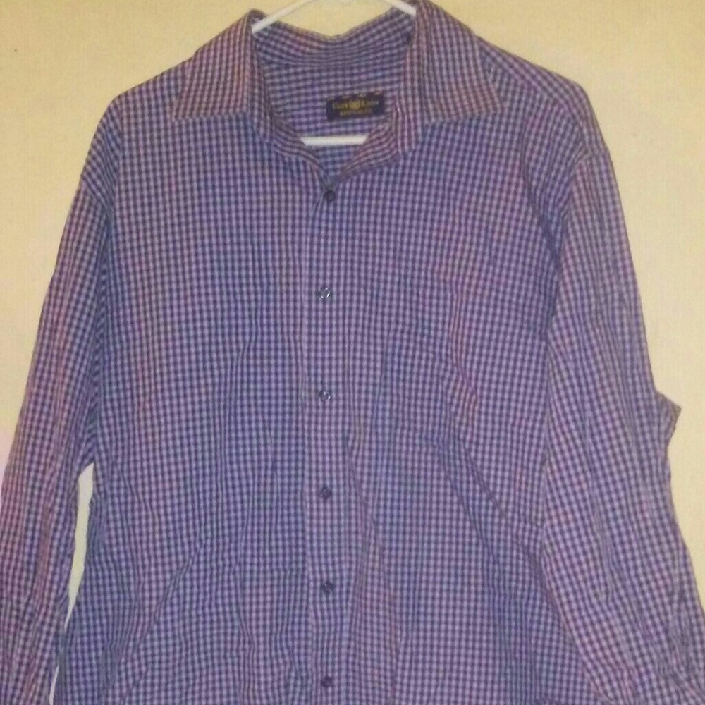 Club room regular fit long sleeve shirt